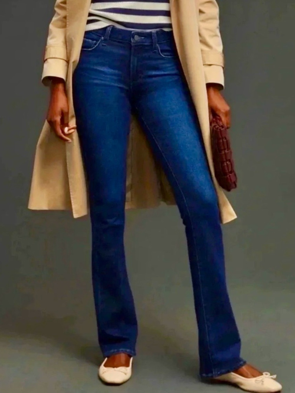 PAIGE Manhattan Dark Blue Bootcut Jeans, Size 32 x 32!